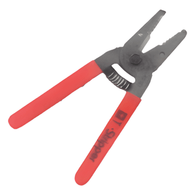 Pinza pelacable de acción rápida y suave. Calibre 16 a 26 con 6" (15.3 cm) de largo.