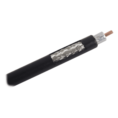 Cable Coaxial RG-8 / Baja Pérdida / 50 Ohms / 305 m (1000 ft) / Blindaje 90 dB / Factor Velocidad 85%