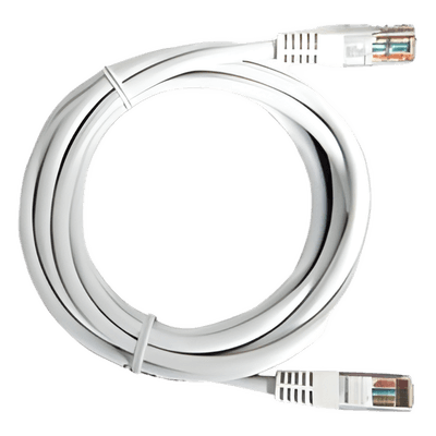 Cable de Parcheo UTP Cat5e / 0.5 Metros (1.64 Pies) / 100 Ohms / Blanco