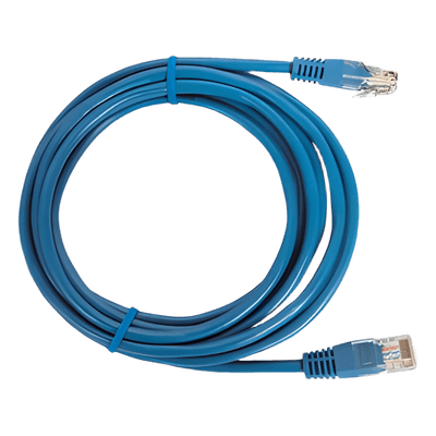 Cable de Parcheo UTP Cat6 / 0.5 m (1.64 ft) / Azul / 1 Gbps / RJ45
