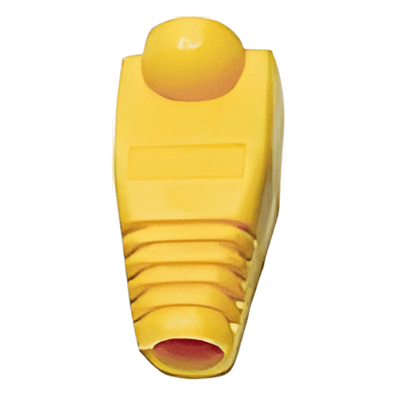 Bota de Protección para Conector RJ45 / 6.0 mm / 27.5 mm Largo / Amarillo