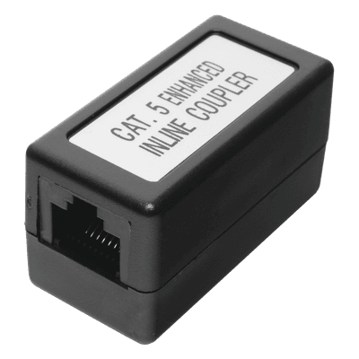Acoplador UTP / Cat5e / RJ45 Hembra a Hembra / 2 Puertos / 125VCA / -40 a 85°C Almacenamiento