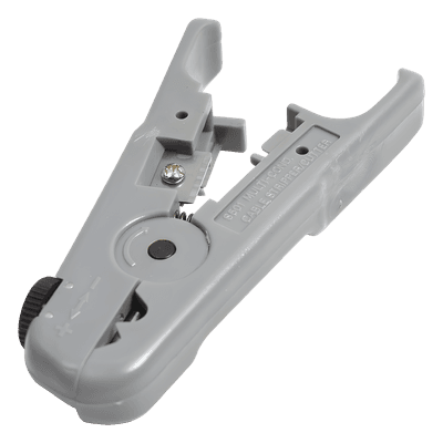 Pelacables Multifunción / Cable UTP/STP 3.2 - 9 mm / Perilla Ajustable / Plástico y Acero / Diseño Compacto