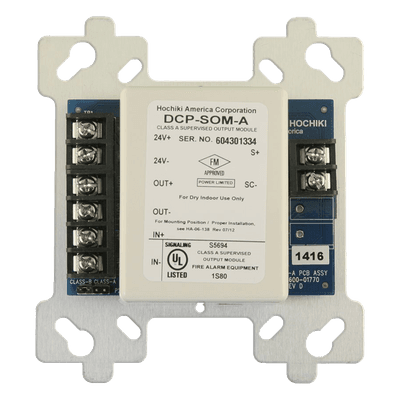 Módulo de Control Direccionable de Salida Supervisada / Clase A y B / Aislador de Cortocircuito Integrado / 2 A a 30 VDC / 16 Patrones Programables
