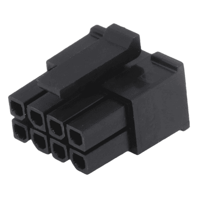 Conector Plug / 8 Contactos / Doble Fila / Paso 3.0 mm / Pin Hembra / 5.0A / -40°C a +105°C