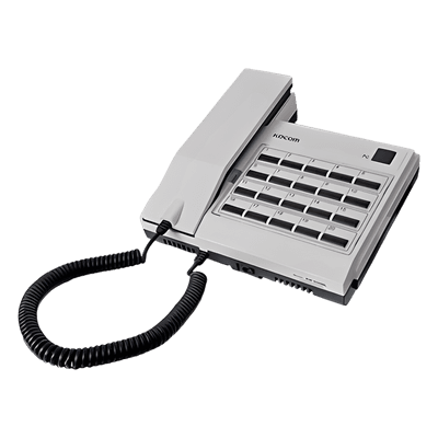 Sistema de Intercomunicación / 20 Extensiones / Comunicación Bidireccional / Alcance 200 m (656.2 ft) / Instalación 2 Hilos / Montaje Superficie o Escritorio