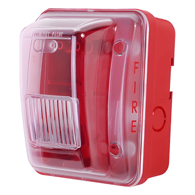 Cubierta para sirena estrobo exterior / Policarbonato Lexan® / 4.75' x 5.75' x 4.18' / UL 464 & UL 1971