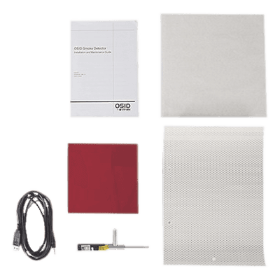 Kit de Instalación y Alineación / Detección Óptica de Humo / Doble Longitud de Onda / Áreas Abiertas / Compatibilidad OSI10, OSI45, OSI90
