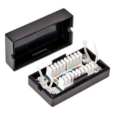 Caja de Conexión / Cat5e / IDC Krone / T568A-B / 66x36x26 mm / 2.6x1.4x1.0 in