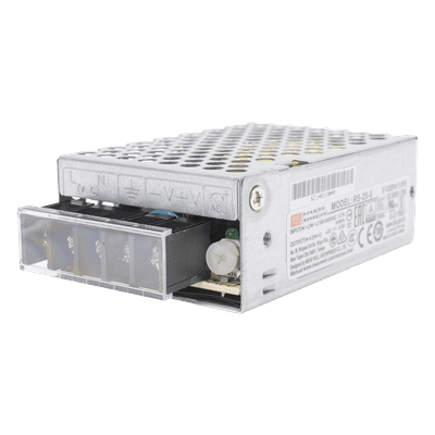 Fuente de Poder Conmutada / 25W / 5Vcc / 5A / Entrada 100-240Vca / 51x28x78 mm / 2.0x1.1x3.1 in