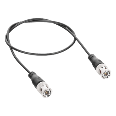 Cable Coaxial Armado con Conector BNC (Video) / Longitud de 1.5 Metros (4.92 Pies) / Optimizado para Cámaras 4K / Uso en Interior