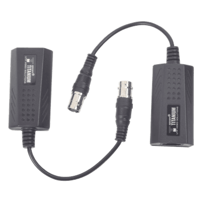 Extensor IP Pasivo / Conversión Ethernet sobre Coaxial / Alcance 200 m (656.2 ft) / 10 Mbps / Protección Sobretensiones 2 kV / Sin Alimentación Externa