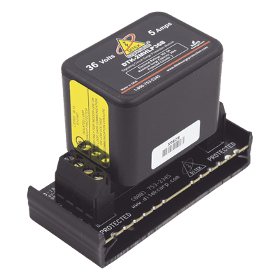 Protector Modular de Voltaje / 2 Pares / Hot-Swap / Tecnología SAD / 36 V / Voz Datos y Señalización