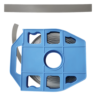 Fleje de acero inoxidable / 0.30 x 19mm / 30.5 m (100 ft) / SS304 / Con despachador