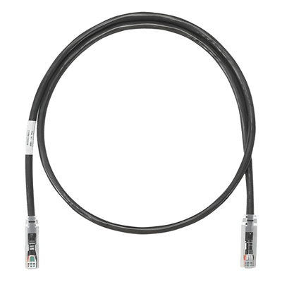 Cable de Parcheo UTP / Cat 6 / 3 m (9.84 ft) / 24 AWG / T568B / Negro