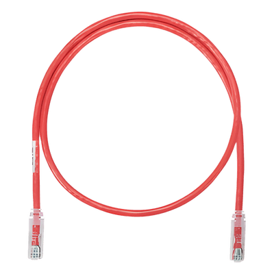 Cable de Parcheo UTP / Categoría 6 / 3 m (9.84 ft) / 24 AWG / Clasificación CM / PoE / Rojo