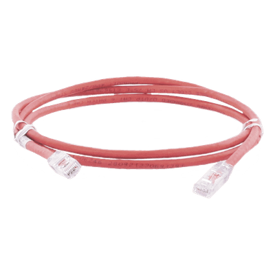 Cable de Parcheo / Cat 6 / U/UTP / 2.1 m (7 ft) / 24 AWG / CM / Rojo