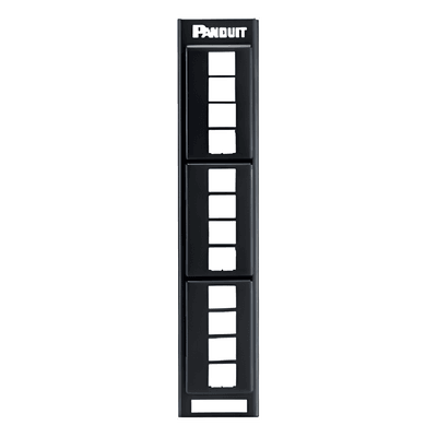 Panel de Parcheo Modular Keystone / 12 Puertos / Montaje en Pared / 10.00 pulgadas de Ancho
