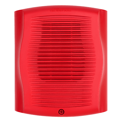 Bocina para Montaje en Pared, Color Rojo