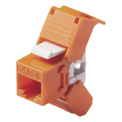 Módulo Jack Keystone / Cat6A / RJ45 / Sin Blindaje / 750 Conexiones / UL94V-0