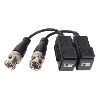 Kit de Transceptores (Baluns) con Terminal PUSH SUPERIOR, Resolución 4K , Cable flexible COAXIAL Blindado / COAXITRON / AUDIO POR COAXITRON / Menu OSD /Conector 100% COBRE / protección TVS, Calidad PREMIUM