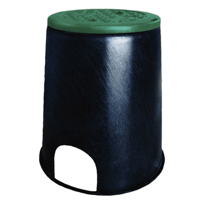 Registro de Inspección Subterráneo / Carga Estática 1360 kg / HDPE y Estireno Acrílico / Cierre Giratorio con Pernos / 160 x 235 x 210 mm