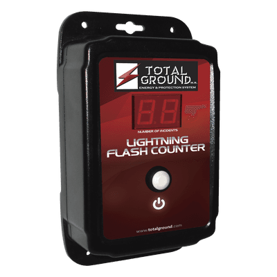 Contador de Descargas Atmosféricas / Detección Electrónica de Impactos / Instalación a 2 m (6.6 ft) / Cumplimiento Normativo UNE 21.186 y NFC 17.102