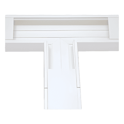 Sección en T para Canaleta / PVC Auto-Extenguible / Rango -40°C a +85°C / Resistencia UV 500 h / NOM-001-SEDE-2005