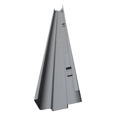 Jamba de Contra / Galvanizada Calibre 16 / 7' 0" x 5 3/4" / Preparación Pestillo Derecho / Vano 1025 x 2190 mm