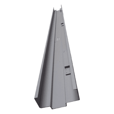 Jamba de Contra / Galvanizada Calibre 16 / Preparación Pestillo Izquierdo / 7' 0" x 5 3/4" (2134 x 146 mm) / 1,000,000 Ciclos / 9 Modelos Compatible