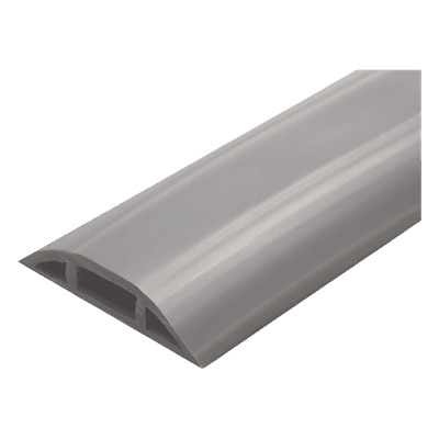 Canaleta flexible para piso / PVC autoextinguible / 25 m / 305 mm² / -20°C a +80°C / 100 kg carga / 82 ft