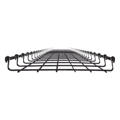 Charola Tipo Malla / 300 mm Ancho / 33 mm Peralte / 3 m Tramo / Electro Zinc / 158 Cables Cat6 / 10 ft Equivalente