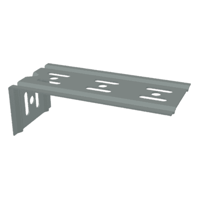 Ménsula para Charola / Ancho 50 a 150 mm / Peralte 33 y 66 mm / Acabado Electro Zinc / Cargas Ligeras