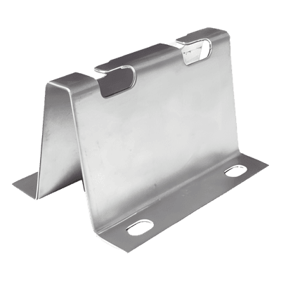 Soporte de piso falso directo / 200-300 mm (0.66-0.98 ft) / 400-600 mm (1.31-1.97 ft) / Acabado Electro Zinc
