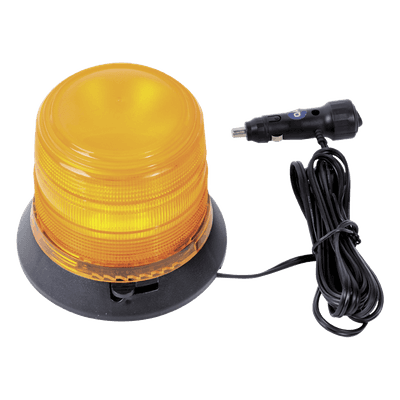 Burbuja LED de Señalización / 6 LEDs Ámbar / Montaje Magnético / IP65 / 12 VCC 1 A