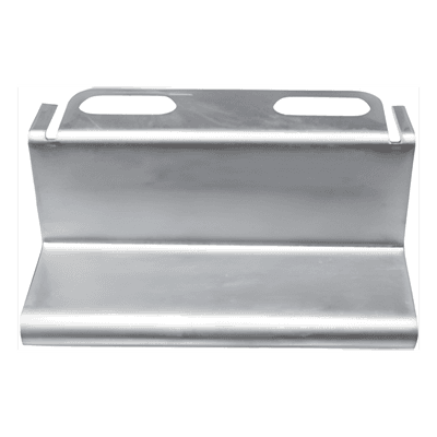 Placa de Salida a Tubo / Peralte 33 mm / Tuberías 1/2' a 2' / Acabado Galvanizado Electro-Zinc / Diseño U