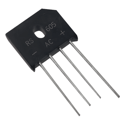 Puente Rectificador / 6 A / 600 V PIV / 420 V RMS / Silicio / -55°C a +150°C