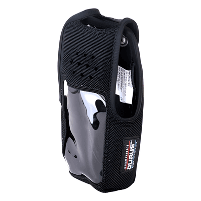 Funda Protectora / Nylon Resistente / Clip Metálico para Cinto / Visor Frontal / Capuchón con Broches / Compatible con Radios NX-410K2 y NX-411K2