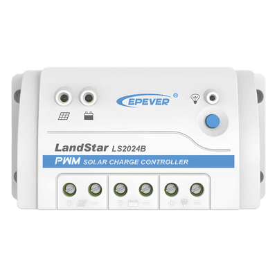 Controlador Solar PWM / 20 A / 12/24 VCC / RS-485 / Baterías Gel-AGM-Selladas / Parámetros Configurables