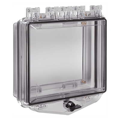 Caja Protectora de Policarbonato / Montaje de Pared / 133x198x74 mm / 5.2x7.8x2.9 in / Cubierta UV Resistente