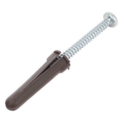 Kit de Fijación / Taquetes Doble Expansión / 10 Piezas / Tornillos 10 mm x 1 3/4" (44.5 mm) / Carga 120 kg