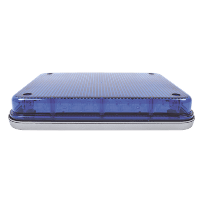 Luz de Advertencia LED / 9x7 Pulgadas / 104 LEDs / 12 VCC / 10 Patrones de Destello / Montaje Permanente / IP para Exteriores