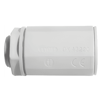 Conector de Tubería Rígida a Caja / PVC Auto-extinguible / 20 mm / IP65 / -24 a 60°C / Libre de Halógenos