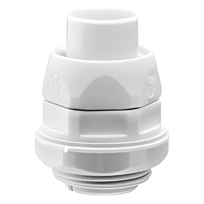 Conector Flexible a Caja / PVC 20 mm / IP55 / Auto-Extinguible / Libre de Halógenos / -24°C a 60°C