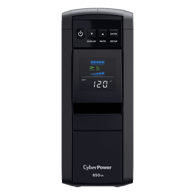 UPS de 850 VA/510 W, Topología Línea Interactiva, Entrada 120 Vca NEMA 5-15P, Onda Senoidal Pura, Tipo Torre, Con 10 Tomas NEMA 5-15R