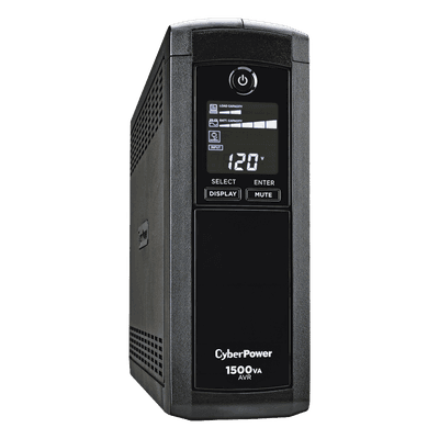UPS de 1500 VA/900 W, Topología Línea Interactiva, Entrada 120 Vca NEMA 5-15P, Tipo Mini Torre, Con 12 Tomas NEMA 5-15R