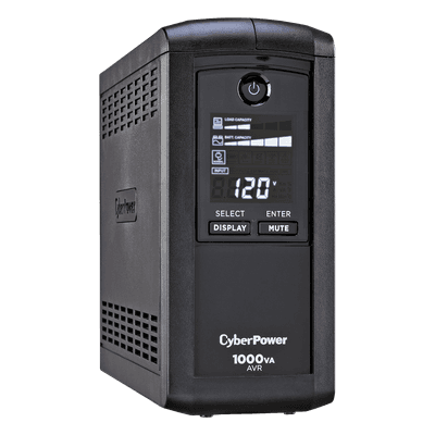 UPS de 1000 VA/600 W, Topología Línea Interactiva, Entrada 120 Vca NEMA 5-15P, Tipo Mini Torre, Con 9 Tomas NEMA 5-15R
