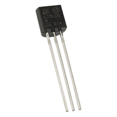 Regulador de Voltaje Positivo / 5V / 100 mA / TO-92 / Protección Térmica y Cortocircuito