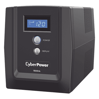 UPS de 1500 VA/900 W, Topología Línea Interactiva, Entrada 120 Vca NEMA 5-15P, y 8 Salidas NEMA 5-15R, Con Regulador de Voltaje (AVR)