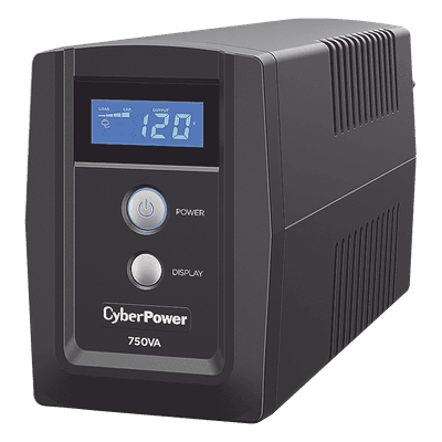 UPS de 750 VA/300 W, Topología Línea Interactiva, Entrada 120 Vca NEMA 5-15P, y 6 Salidas NEMA 5-15R, Con Regulador de Voltaje (AVR)